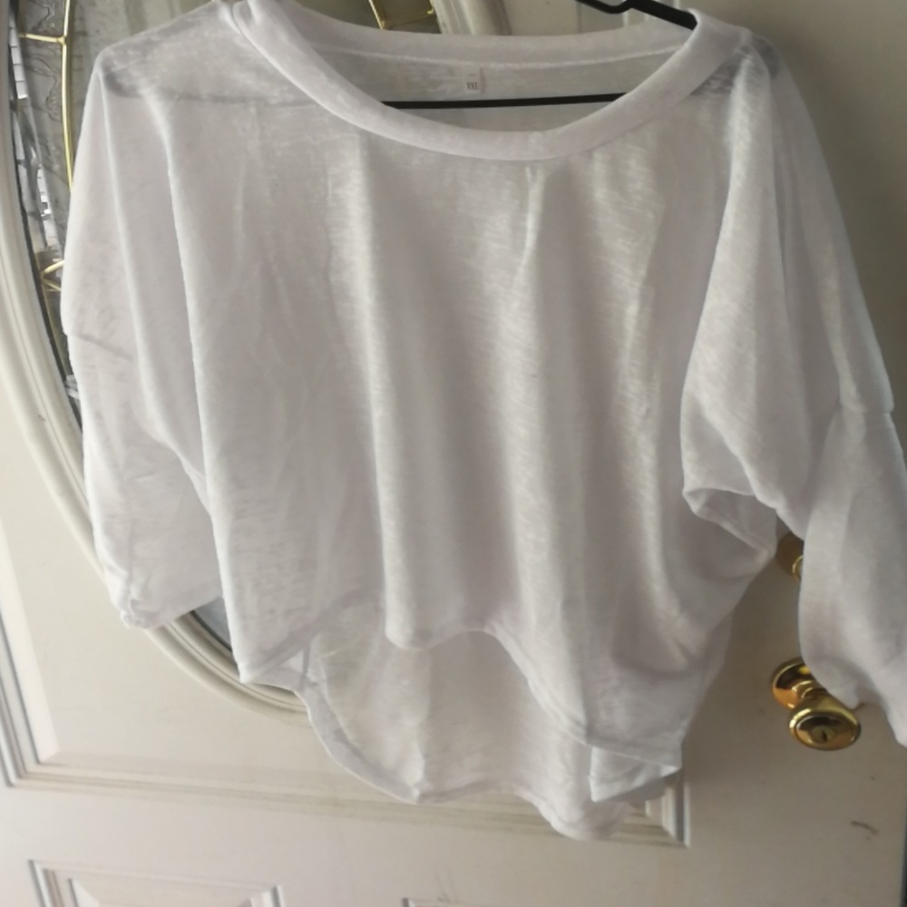 A white top